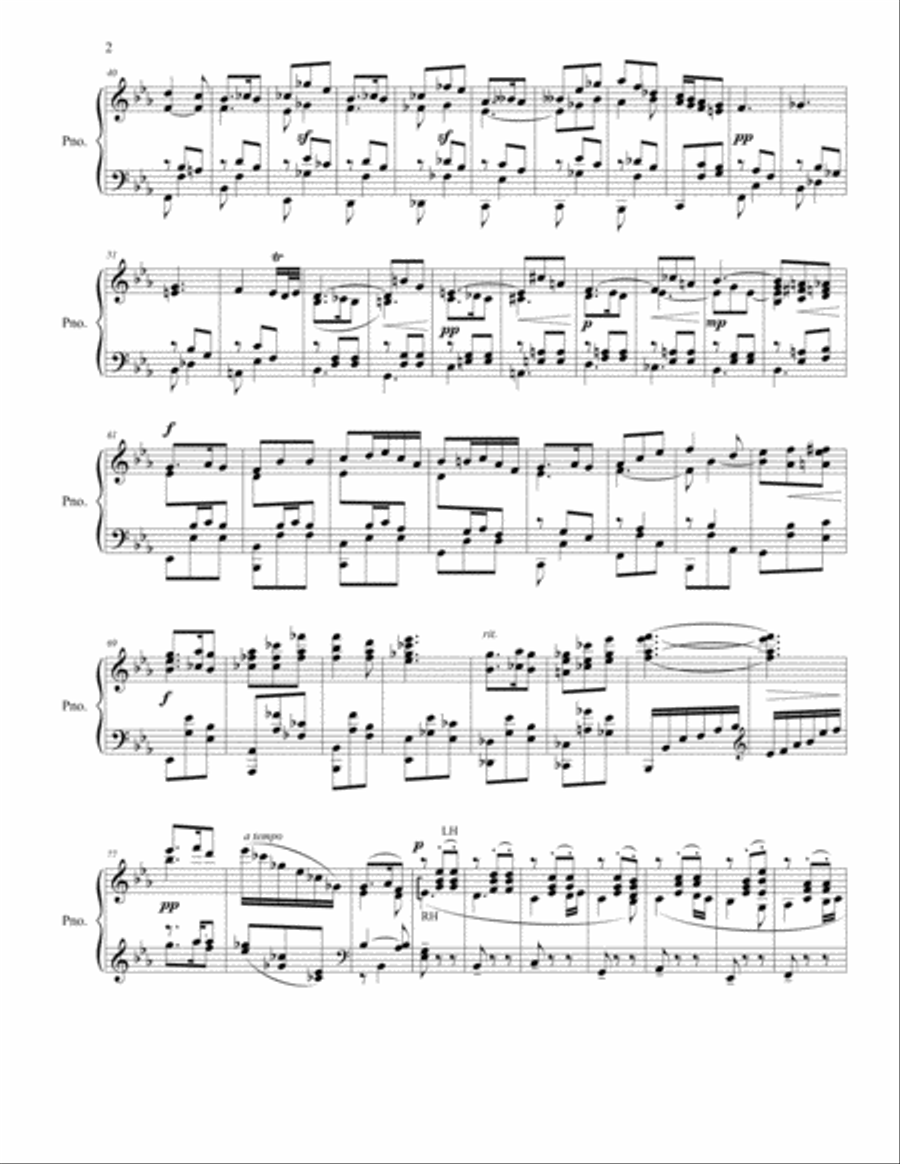 Slow-Motion Waltz Piano Solo scores gallery preview page 2