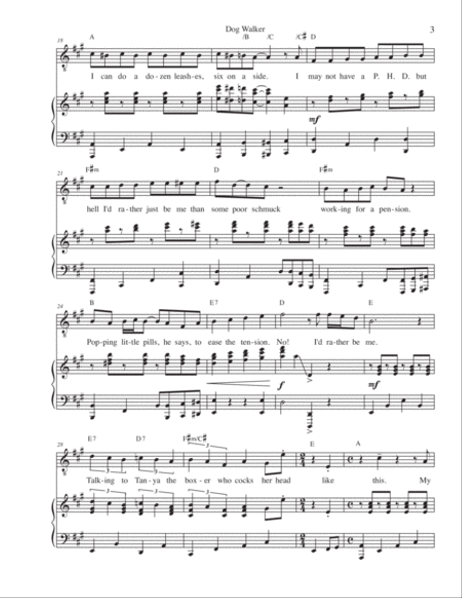 Dog Walker Voice scores gallery preview page 3