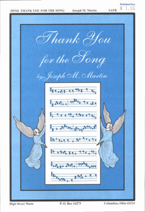 Book cover for Thank You for the Song