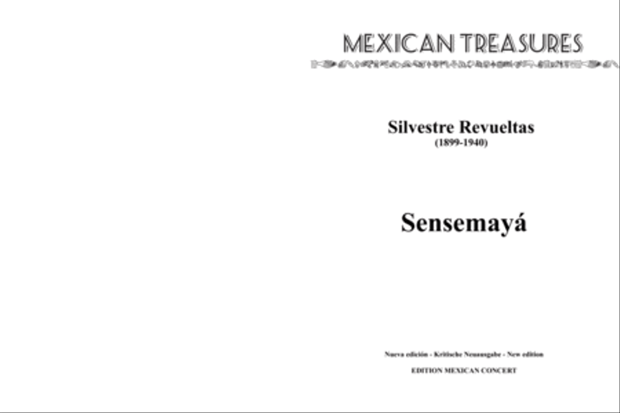 Book cover for Sensemaya