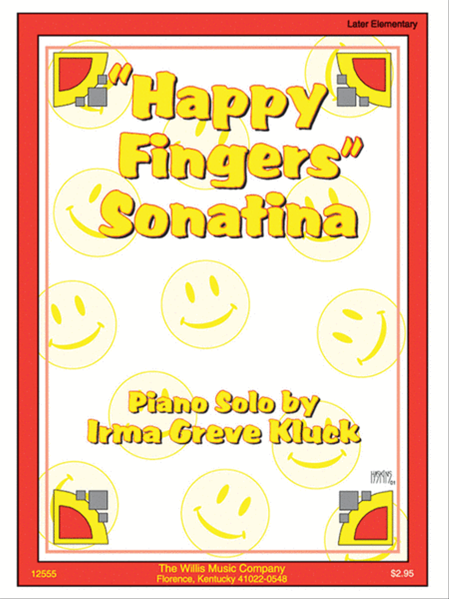 Happy Fingers Sonatina Easy Piano scores gallery preview page 1