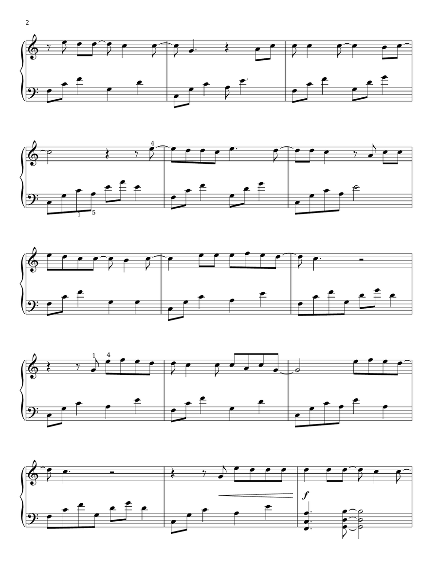 Walking In Memphis Piano Solo scores gallery preview page 2
