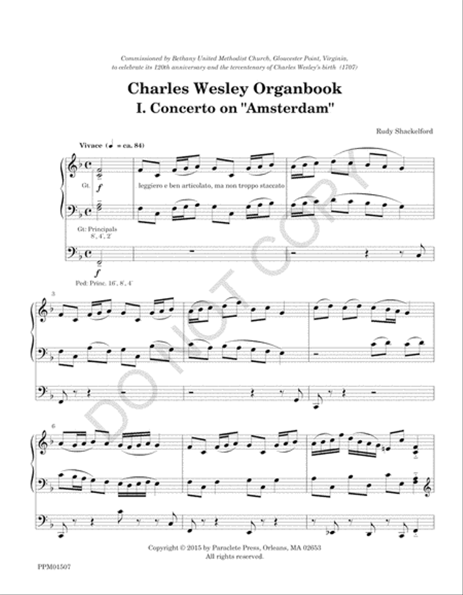 Charles Wesley Organbook Charles Wesley Organbook Organ scores gallery preview page 7