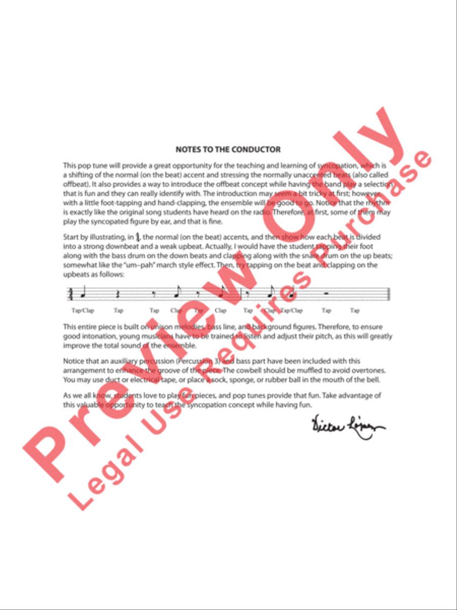 Like Money Concert Band scores gallery preview page 3