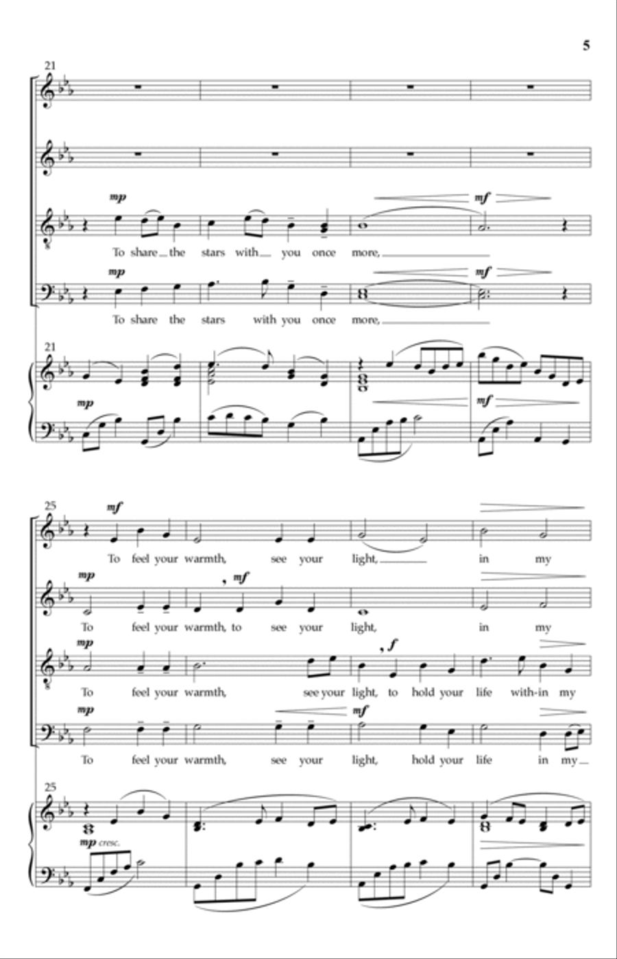 Share The Stars 4-Part scores gallery preview page 3