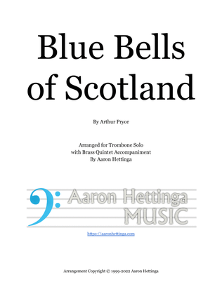 Book cover for Blue Bells of Scotland - Trombone Solo with Brass Quintet Accompaniment