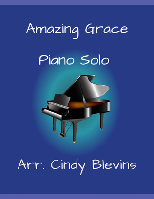 Book cover for Amazing Grace, for Piano Solo
