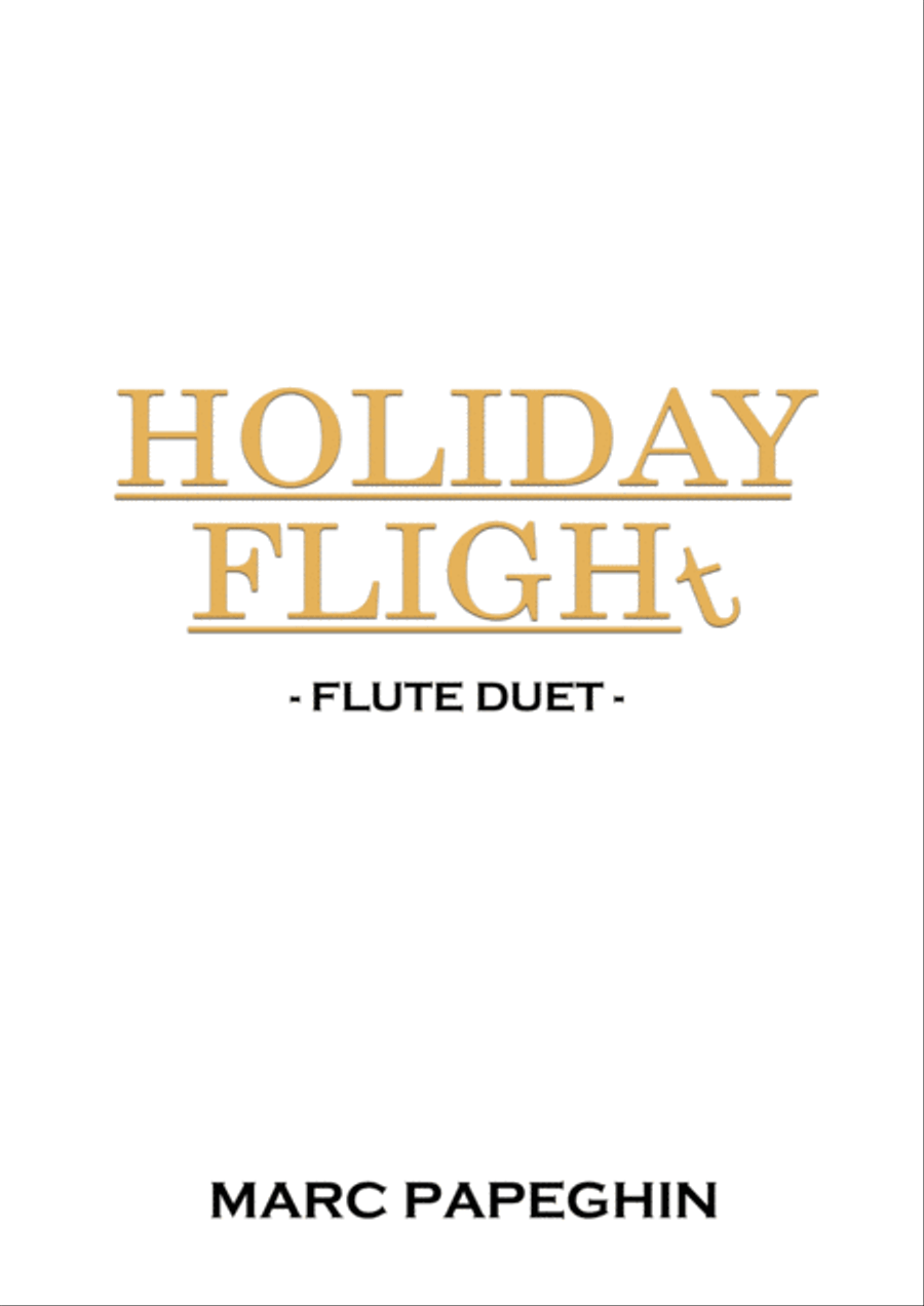 Holiday Flight (from "Home Alone") // Flute Duet image number null