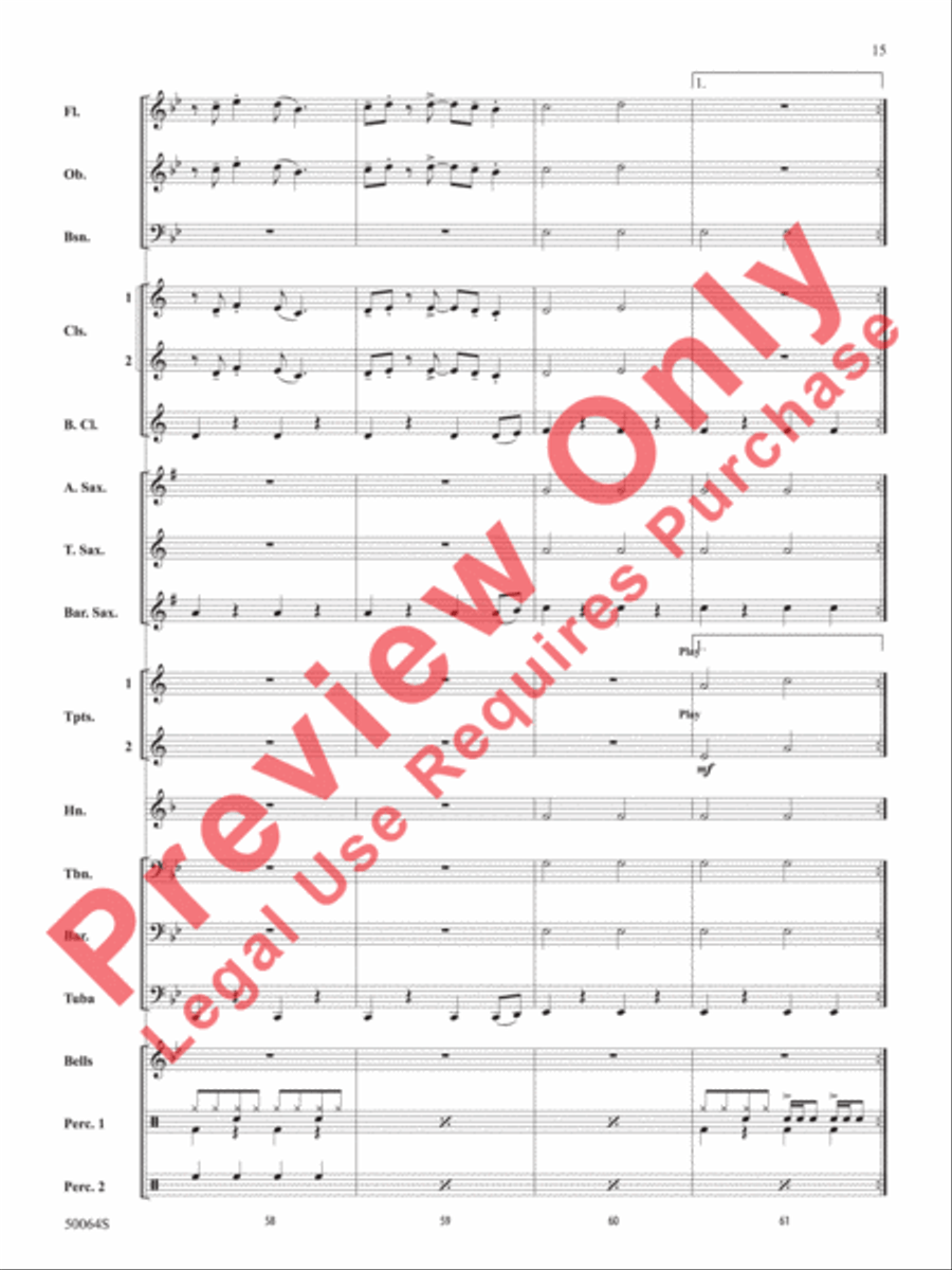 A Taylor Swift Duo Concert Band scores gallery preview page 16