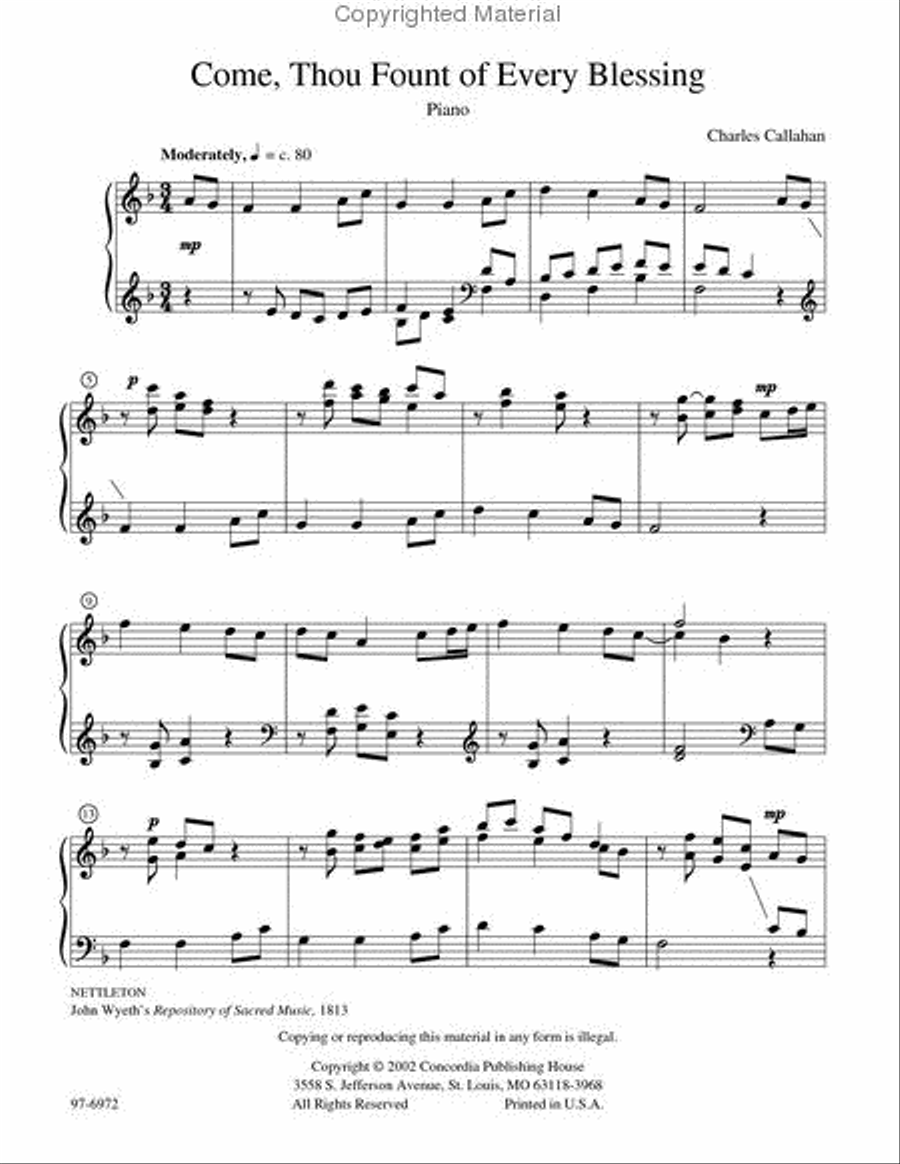 American Folk Hymn Suite American Folk Hymn Suite Piano Solo scores gallery preview page 2