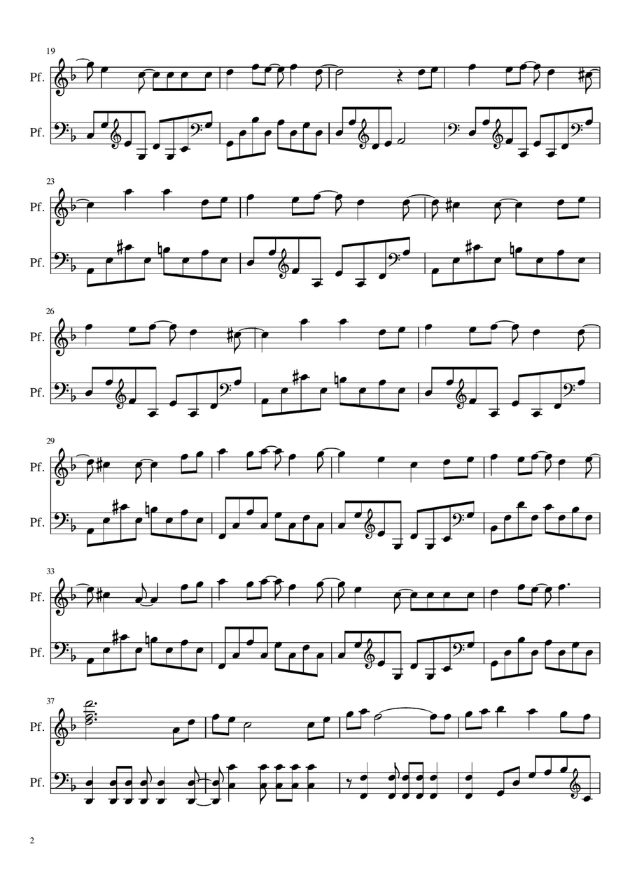 Ti porto via con me Piano Solo scores gallery preview page 2