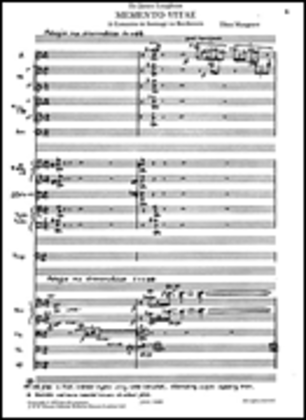 Thea Musgrave: Memento Vitae Orchestra (Full Score)