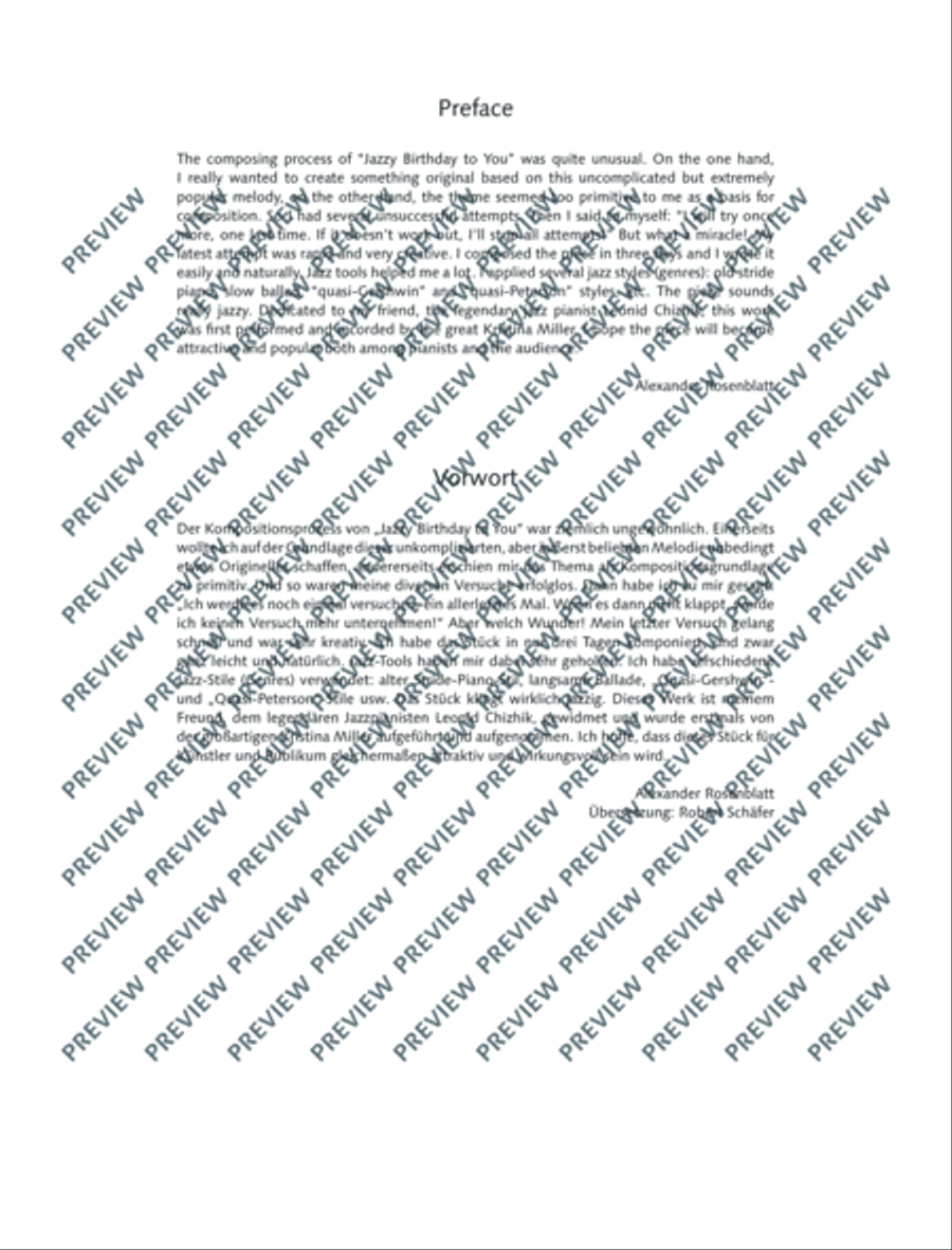 Jazzy Birthday to You Jazzy Birthday to You Piano Solo scores gallery preview page 3