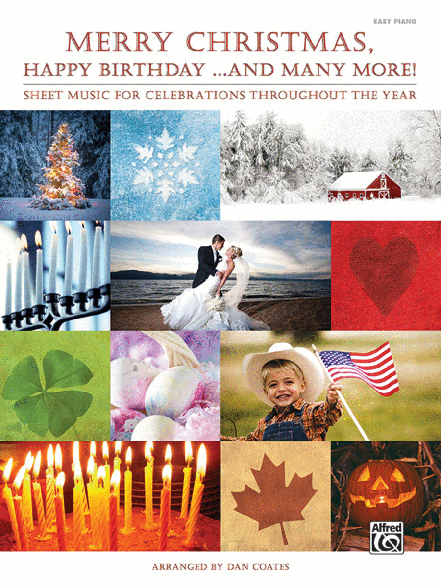 Merry Christmas, Happy Birthday . . . and Many More! Easy Piano scores gallery preview page 1