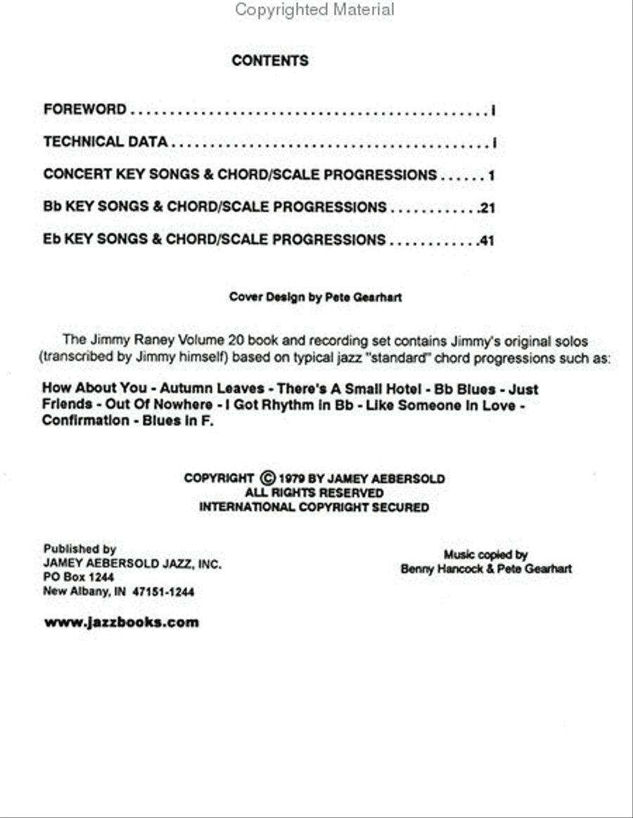 Volume 20 - Jimmy Raney Guitar scores gallery preview page 2
