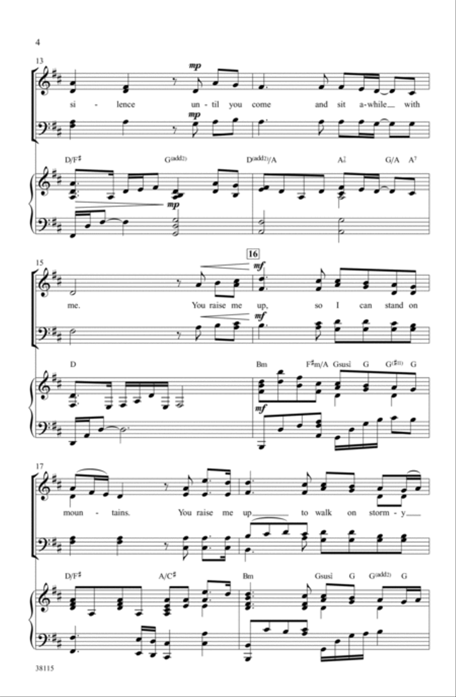 You Raise Me Up - SoundTrax CD (CD only) Choir scores gallery preview page 4