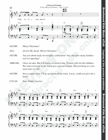 A Tree Lot Christmas (choral book) image number null