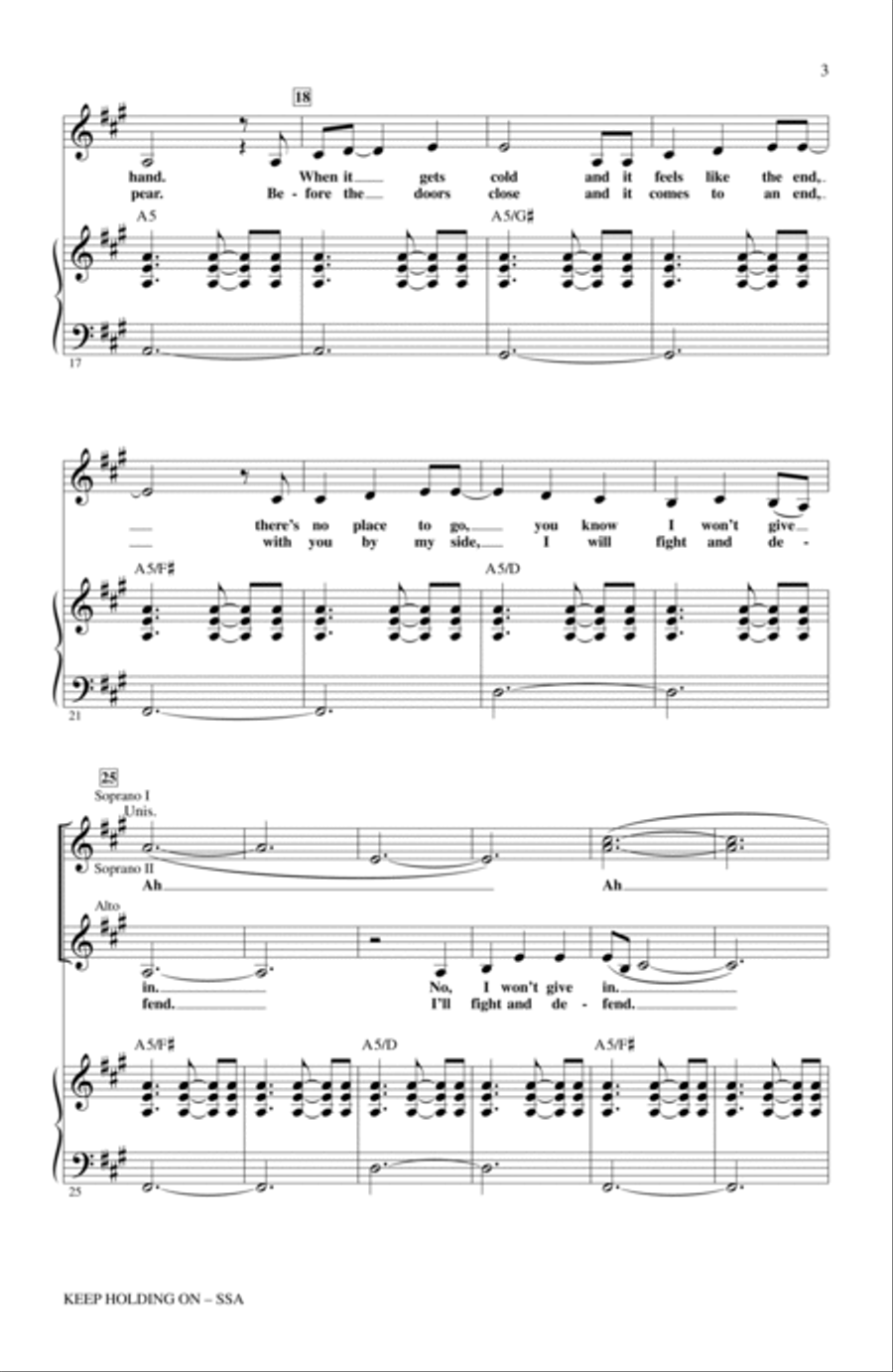 Keep Holding On Keep Holding On SSA scores gallery preview page 2