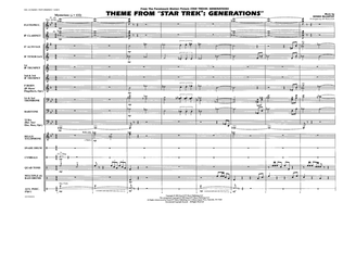 Book cover for Theme from Star Trek: Generations - Full Score
