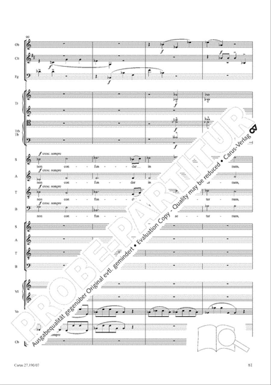 Te Deum 4-Part scores gallery preview page 89