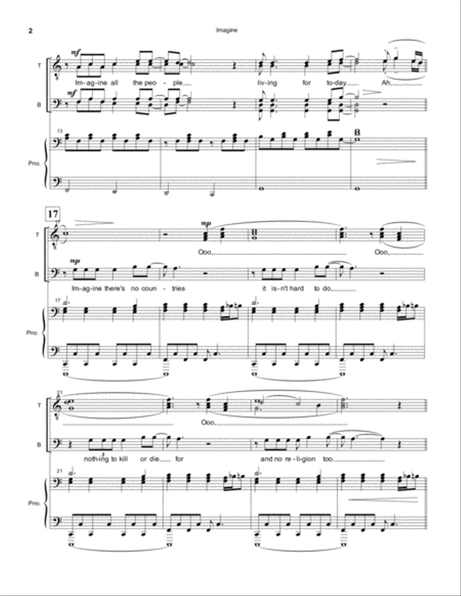 Imagine Imagine TTBB scores gallery preview page 2