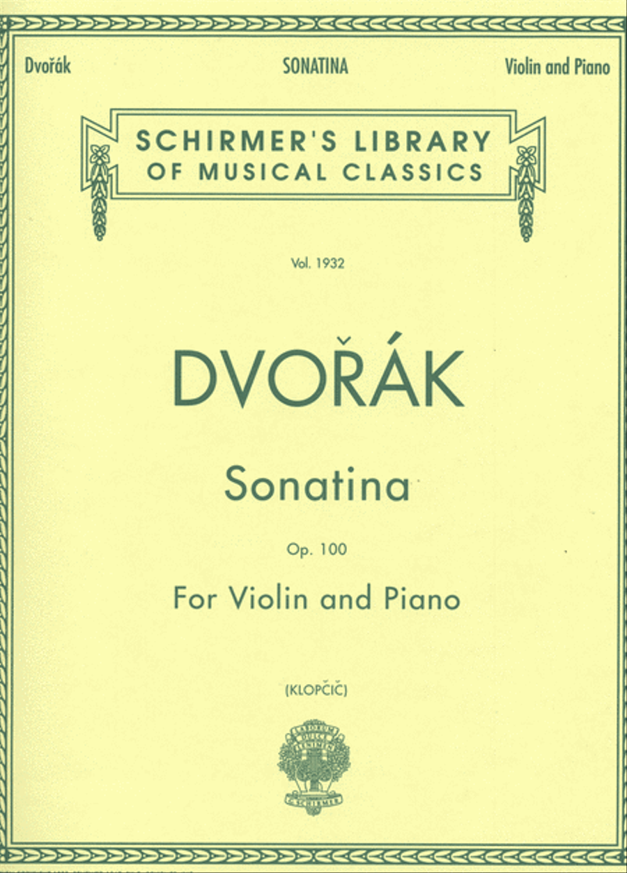 Sonatina, Op. 100 Violin Solo scores gallery preview page 1