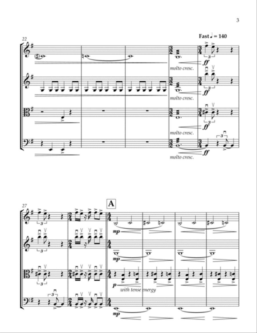 The Name's Bond... James Bond String Quartet scores gallery preview page 4