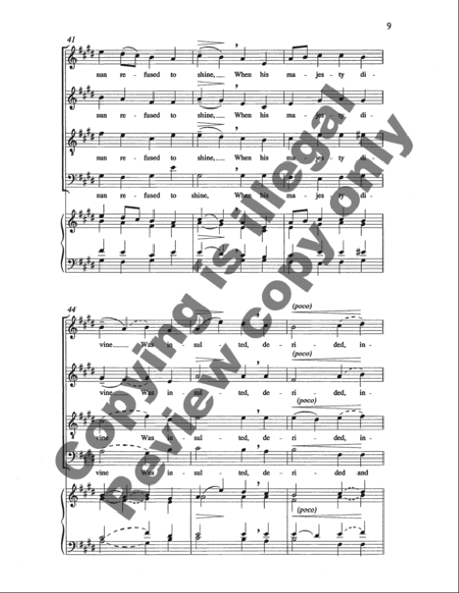 Three American Hymn-Tune Settings: 1. Saw Ye My Savior? 4-Part scores gallery preview page 20