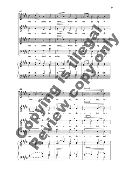 Three American Hymn-Tune Settings: 1. Saw Ye My Savior?