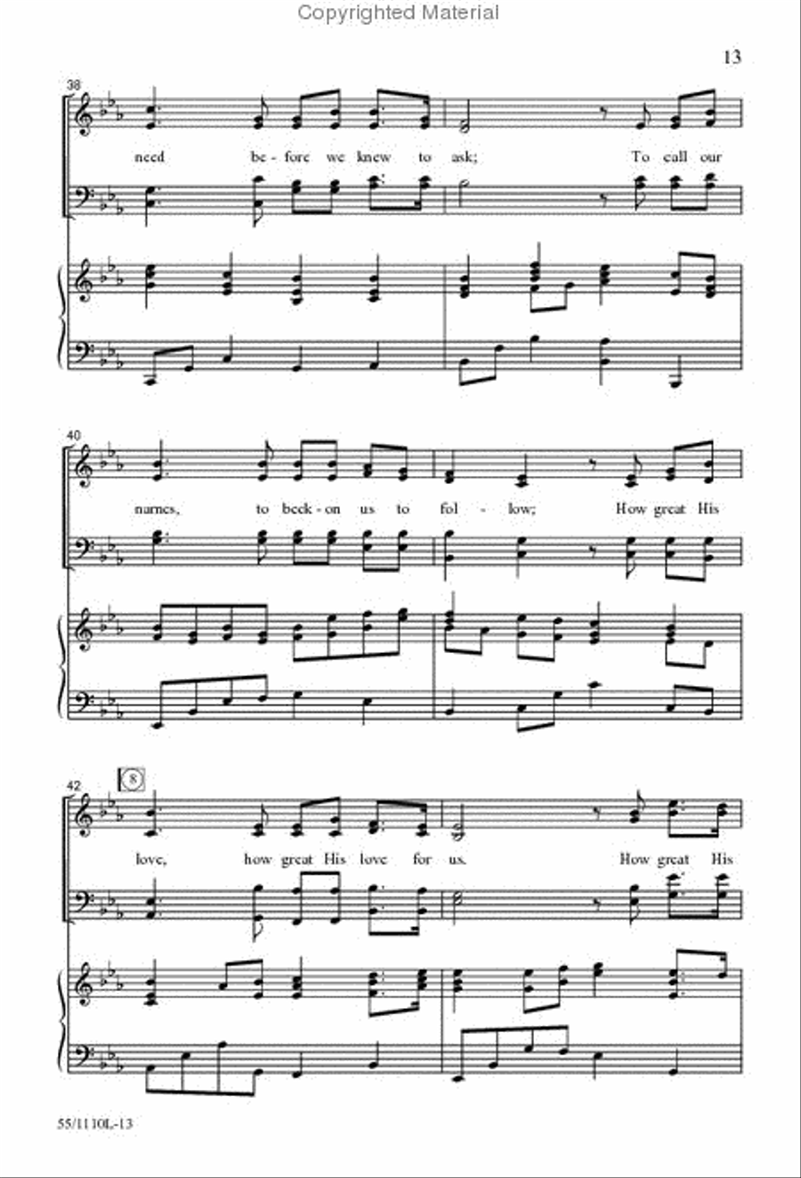 The Living Last Supper - Performance CD/SATB Score Combination 4-Part scores gallery preview page 7