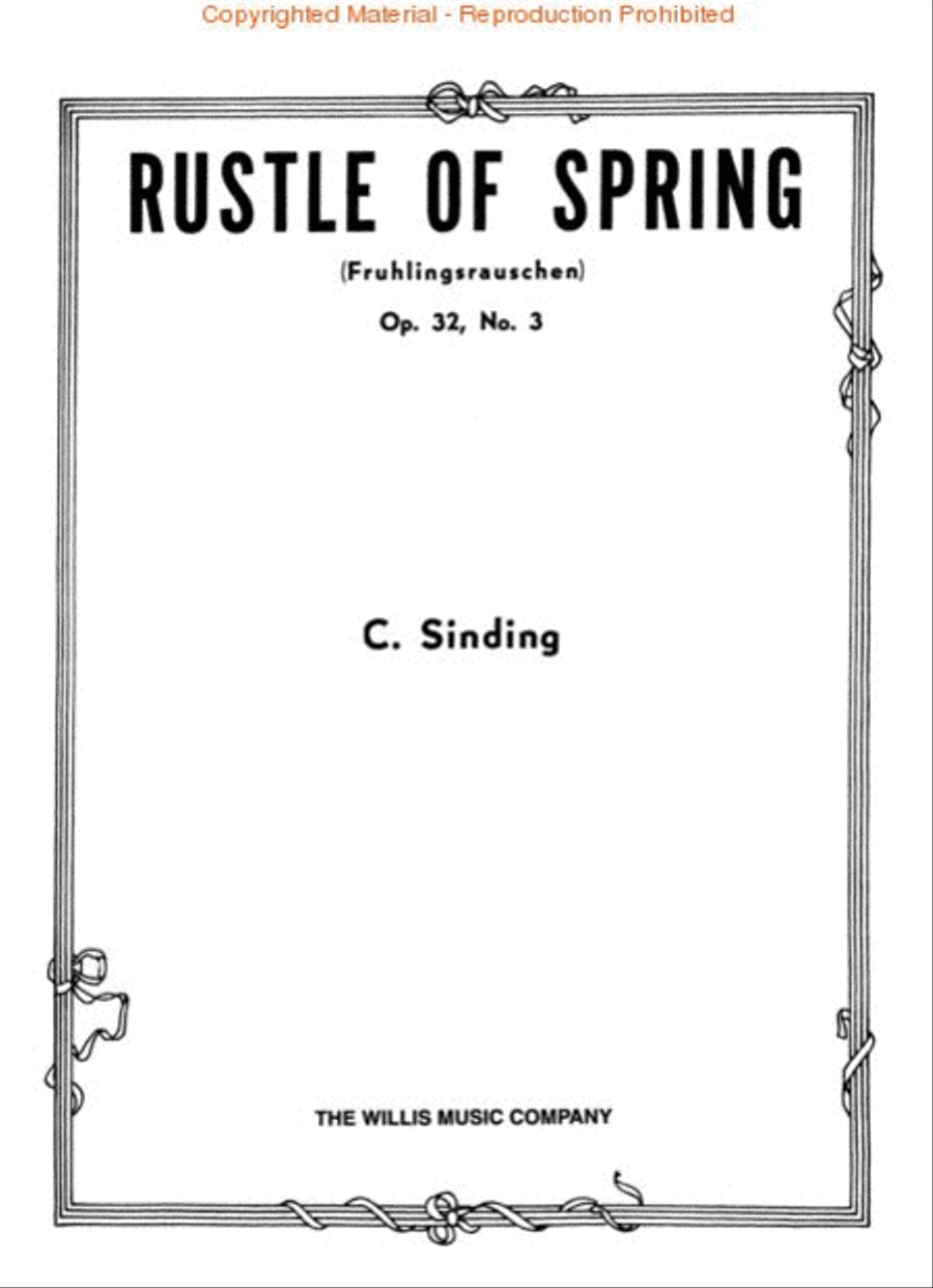 Rustle of Spring, Op. 32, No. 3 Piano scores gallery preview page 2