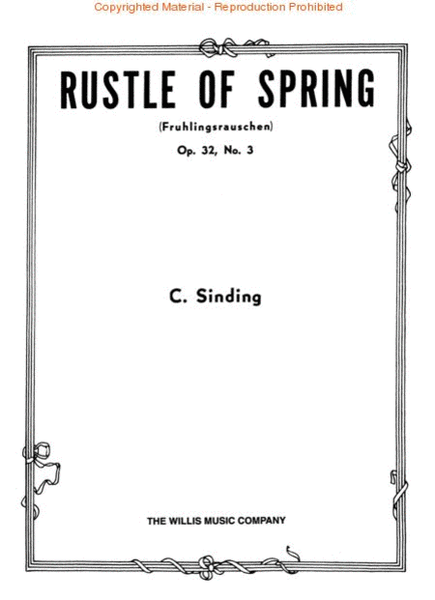 Rustle of Spring, Op. 32, No. 3