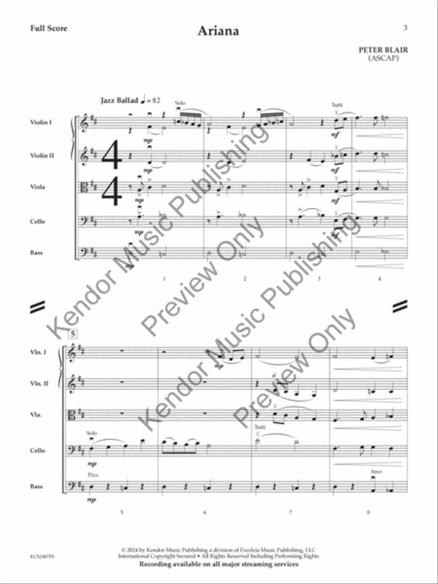 Ariana String Orchestra scores gallery preview page 4