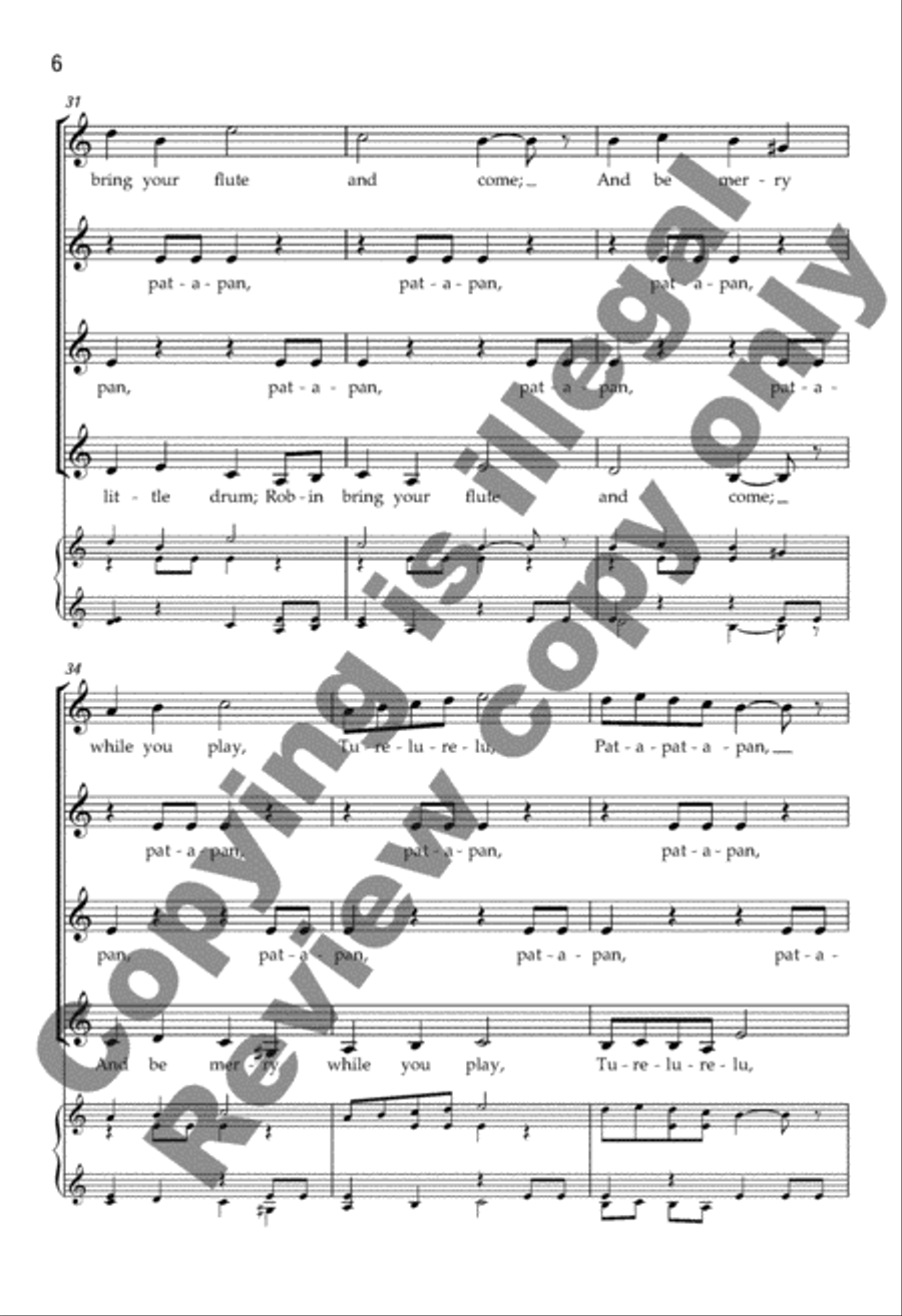 Pat-a-pan SSAA scores gallery preview page 7