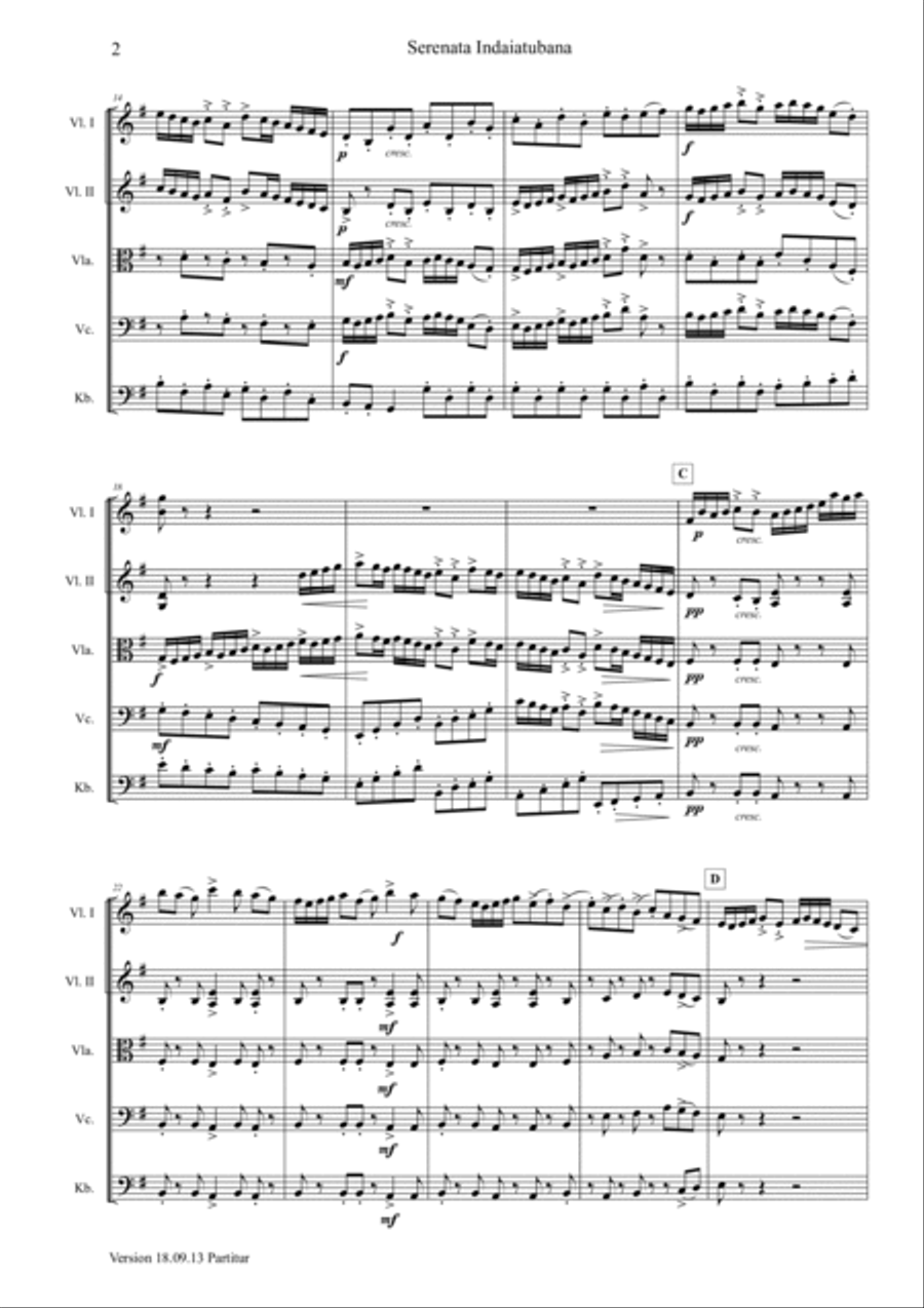 Serenata Indaiatubana String Orchestra scores gallery preview page 3