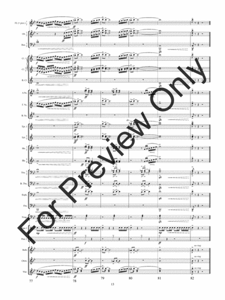 Fanfare For A Celebration - Full Score image number null