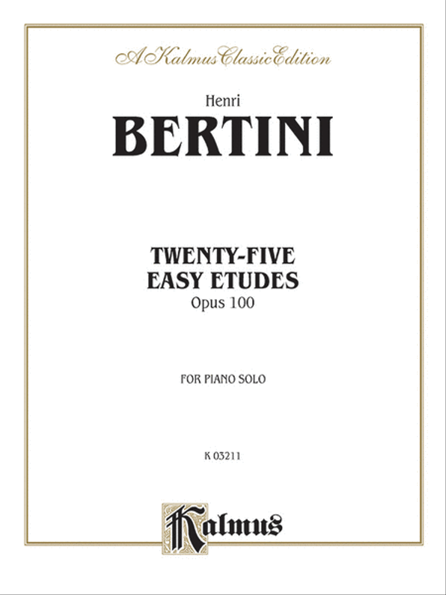 25 Easy St. Op.100 Piano Method scores gallery preview page 1