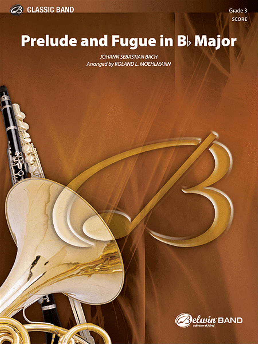 Prelude and Fugue in B-flat Major Concert Band scores gallery preview page 1