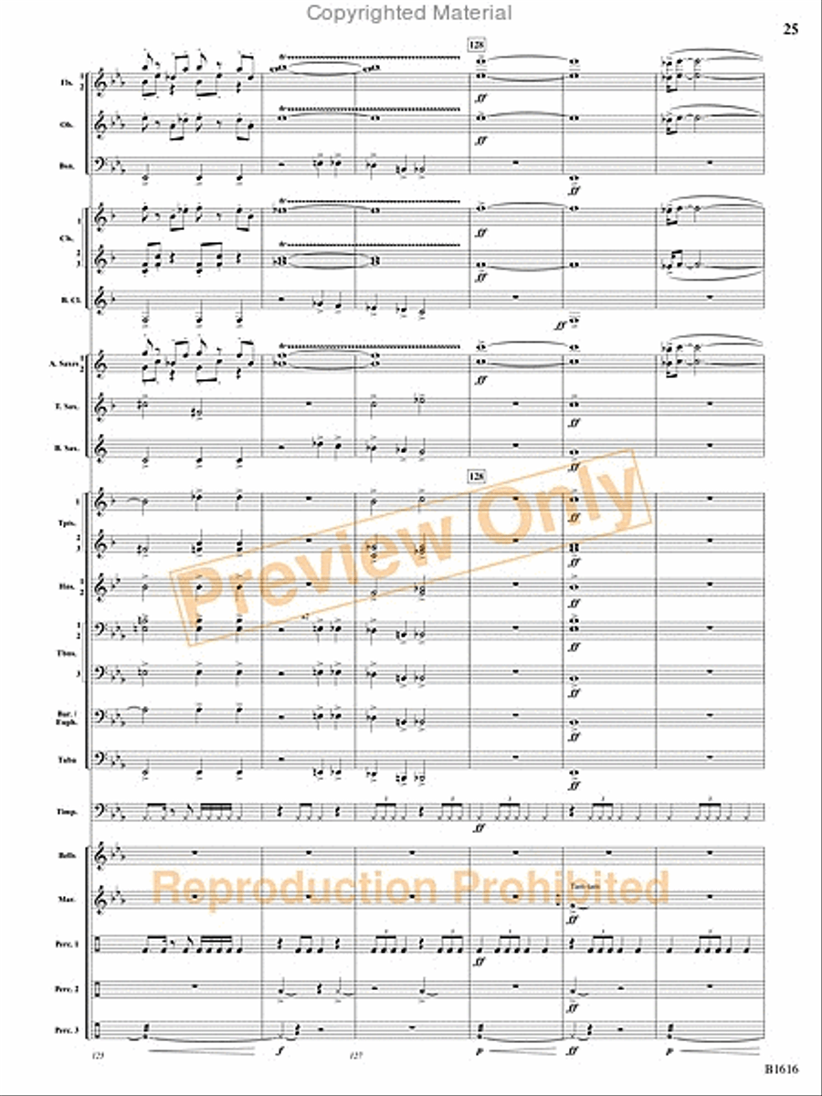 One Giant Leap Concert Band scores gallery preview page 54