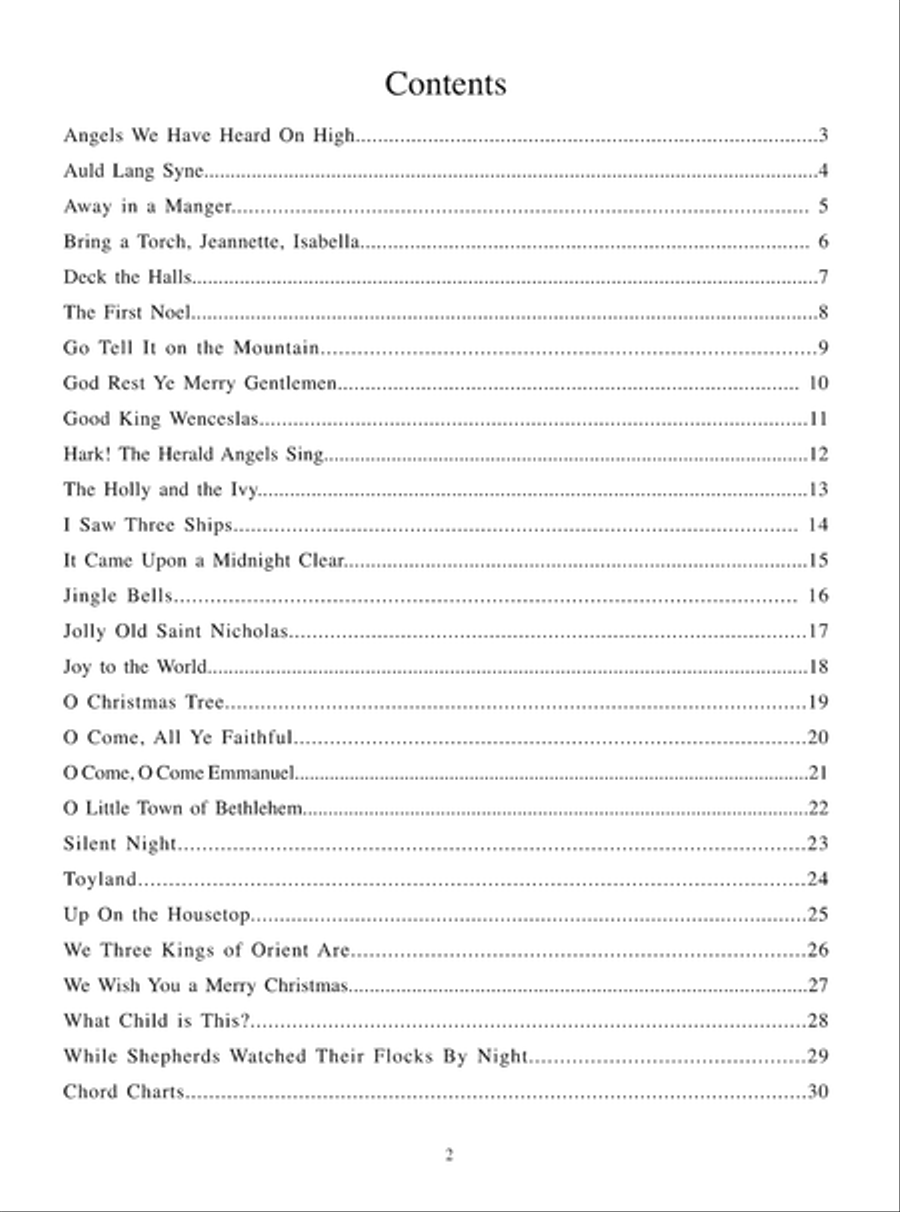 Mandolin Christmas Songbook Mandolin scores gallery preview page 3