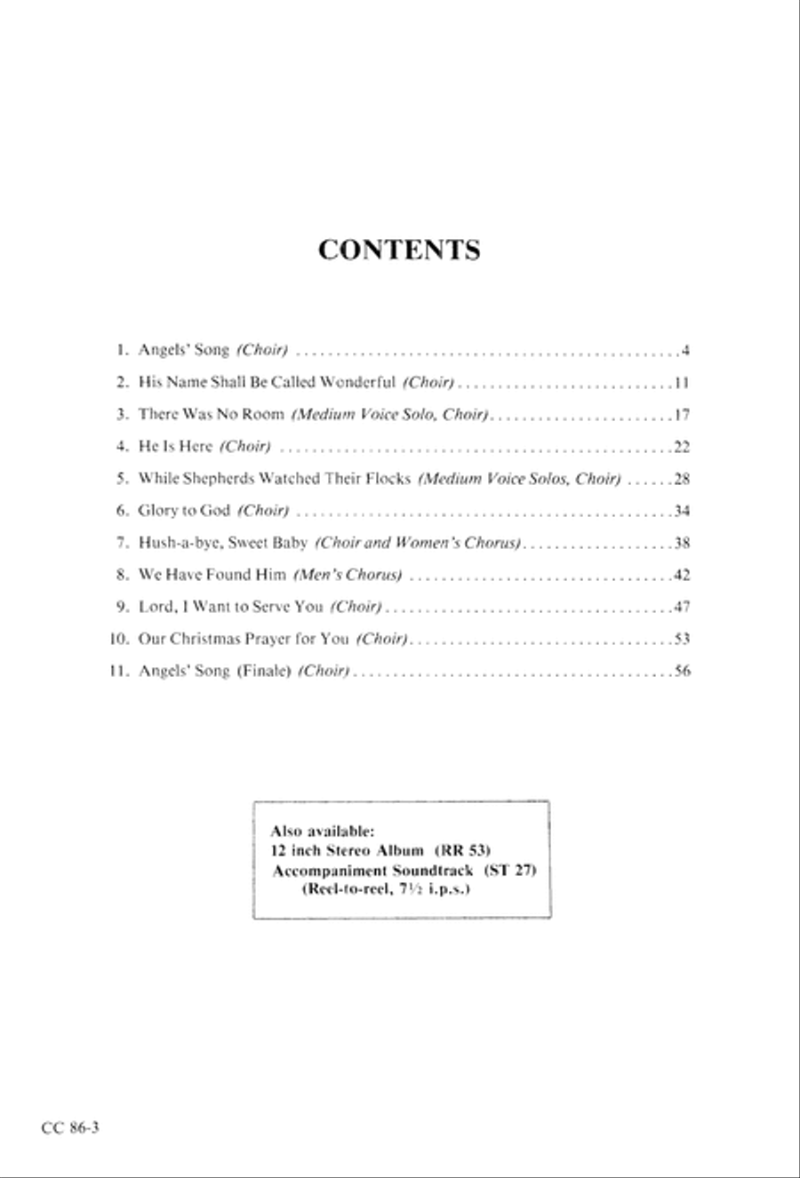 Angels' Song Angels' Song 4-Part scores gallery preview page 5