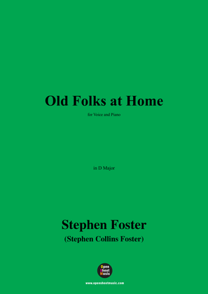 S. Foster-Old Folks at Home,in D Major