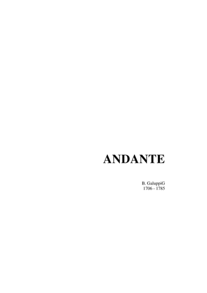ANDANTE B. Galuppi image number null