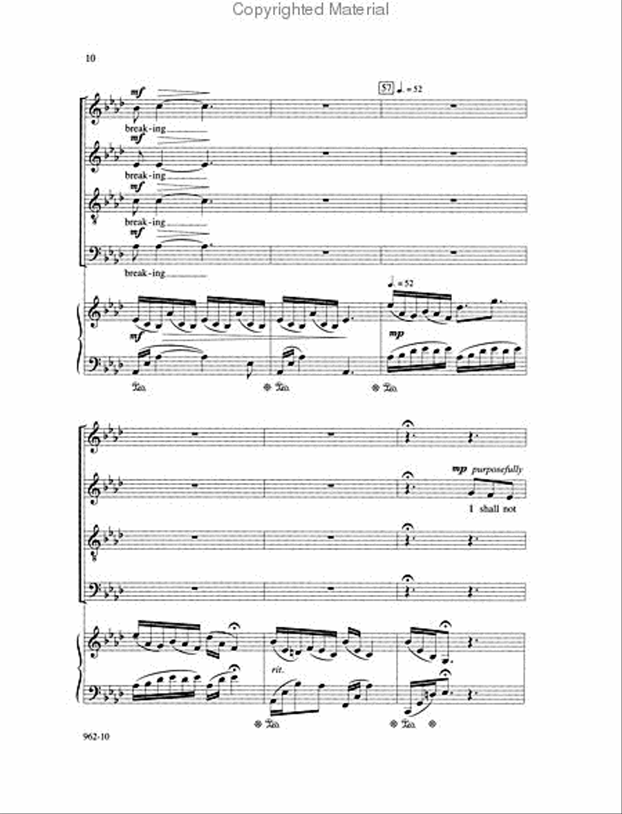 Emily's Creed - SATB Octavo 4-Part scores gallery preview page 3