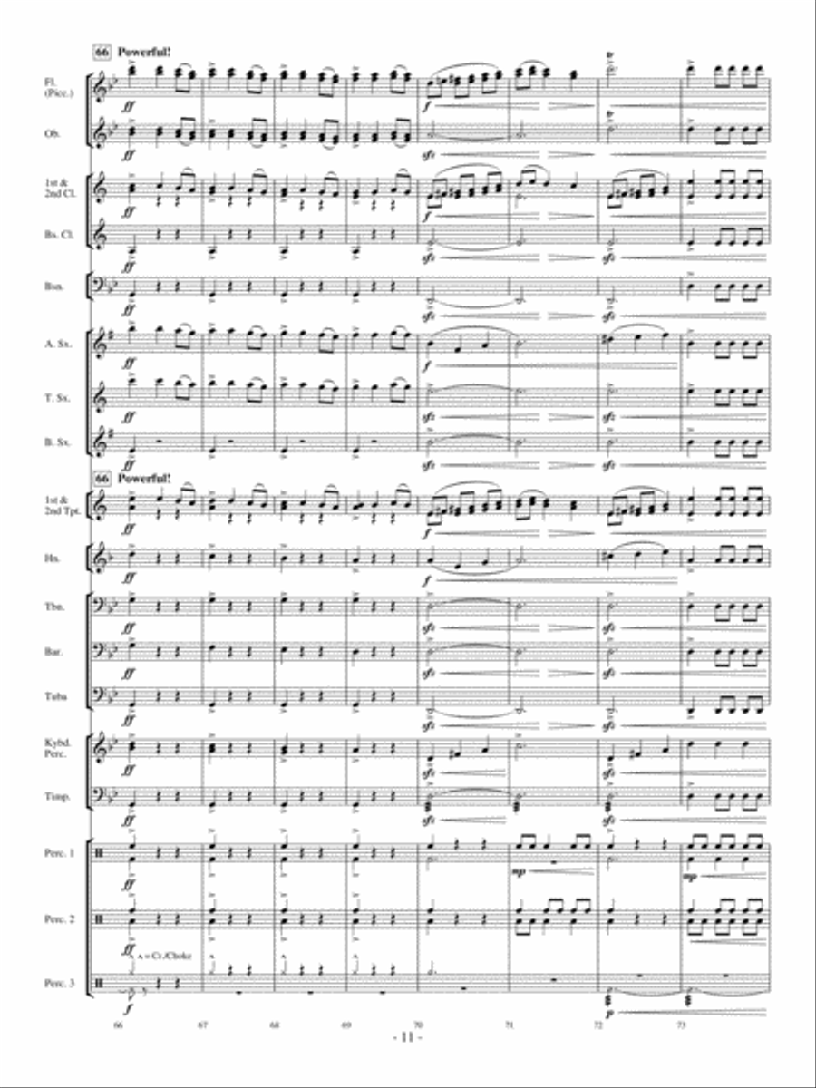 Celtic Bell Carol Concert Band scores gallery preview page 10