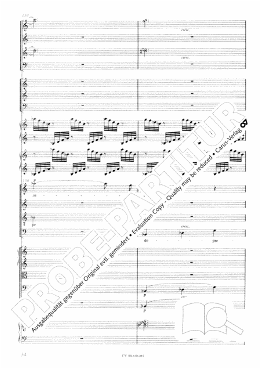 Mass in A Major (2 versions) STB scores gallery preview page 65