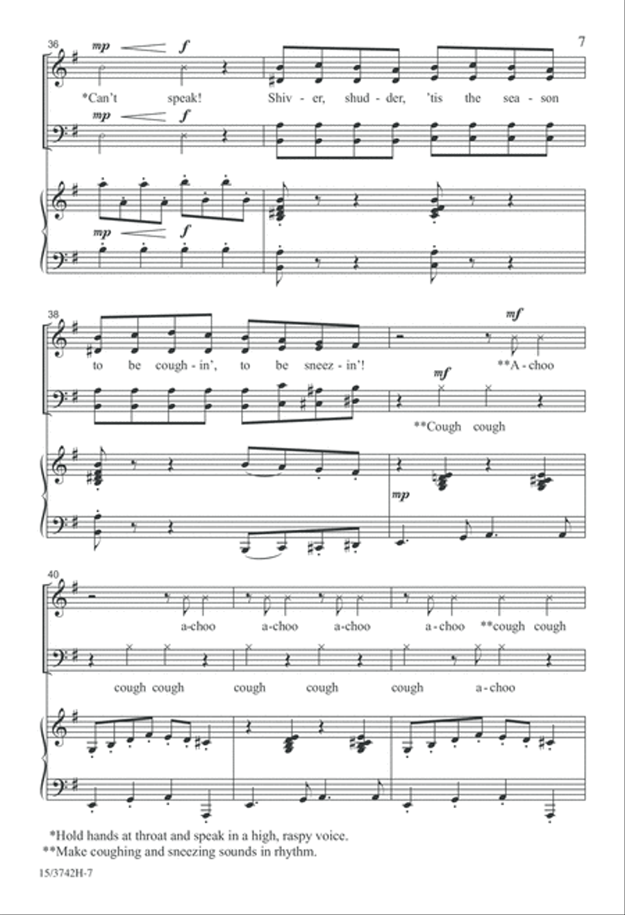 Cold Snap 4-Part scores gallery preview page 7