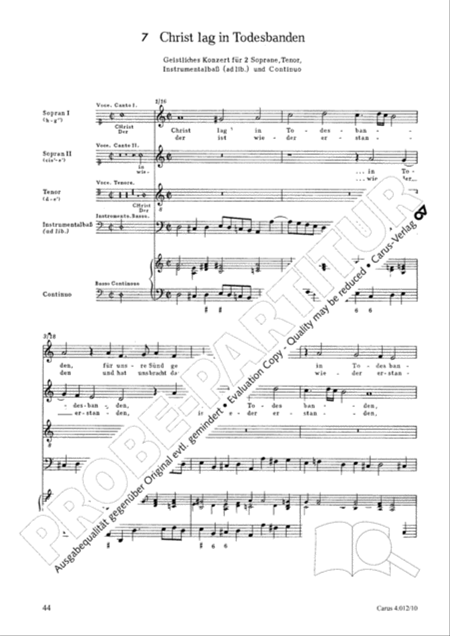 Opella Nova I. Teil 1618 Opella Nova I. Teil 1618 Collection / Songbook scores gallery preview page 45
