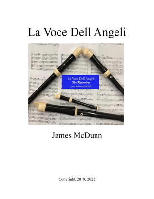 La Voce Dell Angeli (For Recorders)