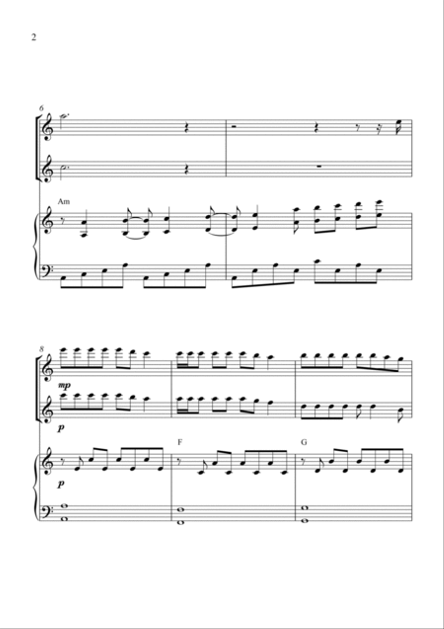 Anak Woodwind Duet scores gallery preview page 2